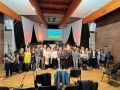 church service together with refugees church service together with refugees